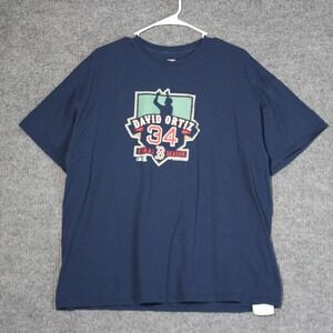 David Ortiz Boston Red Sox Final Season XL MLB‎ T Shirt Mens XL Blue
